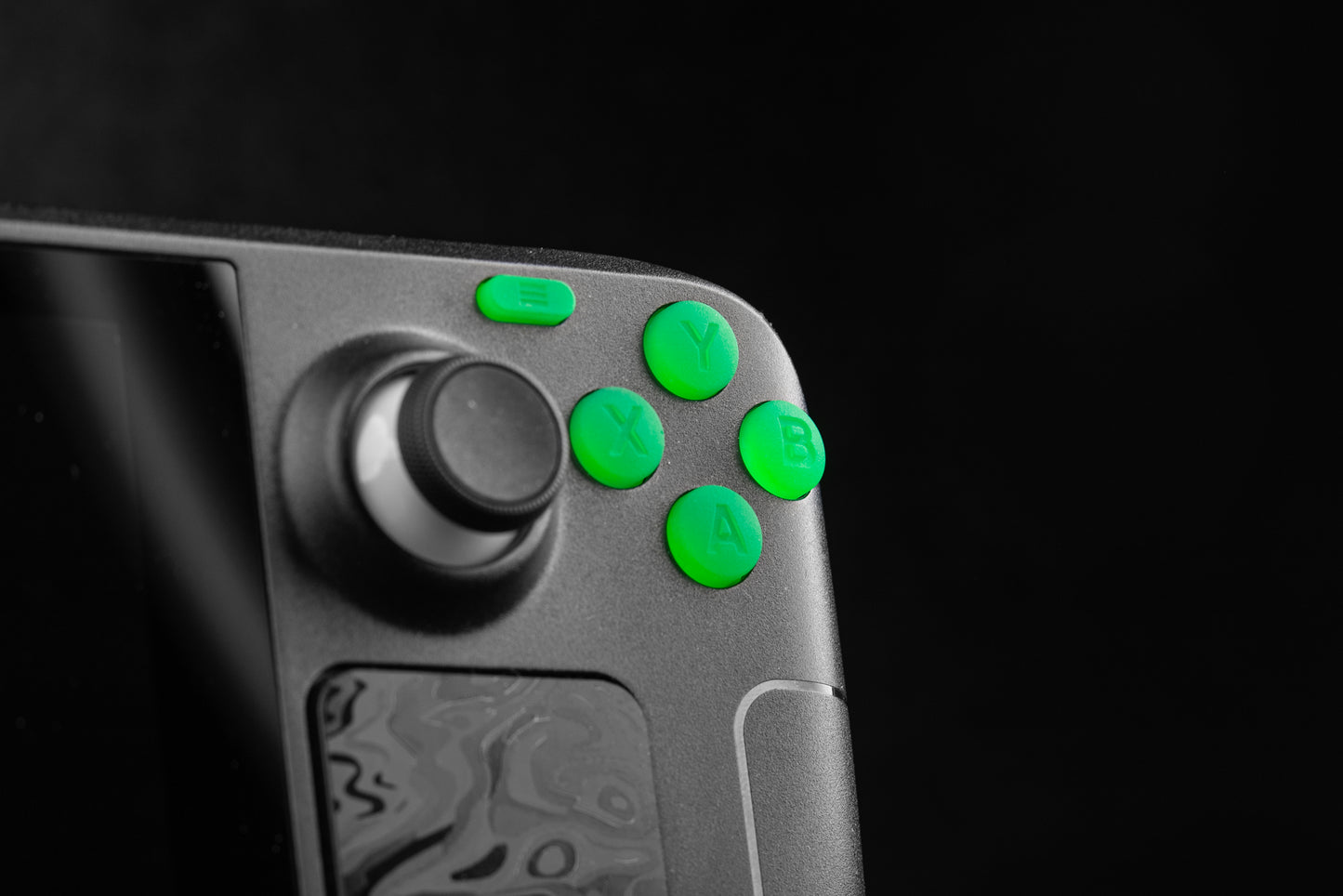 Frog Green Steam Deck Button Set