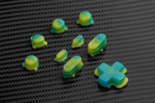 steam deck buttons that are a tropical theme