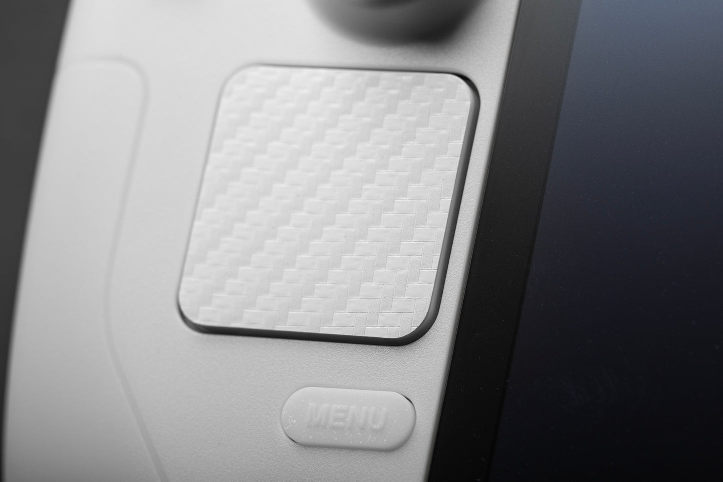 white touchprotect and arctic white buttons