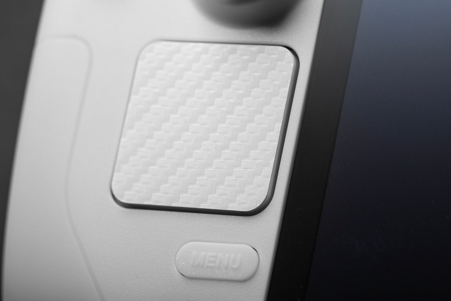 white touchprotect and arctic white buttons