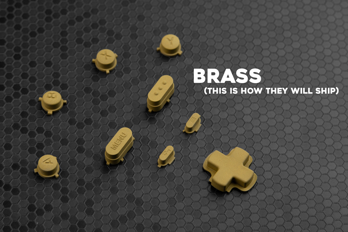 brass steam deck buttons on hex background uninstalled
