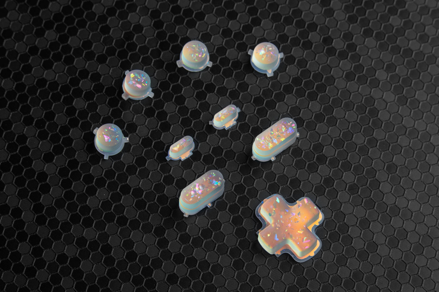 PARTY HOLO - Holographic Steam Deck Button Set