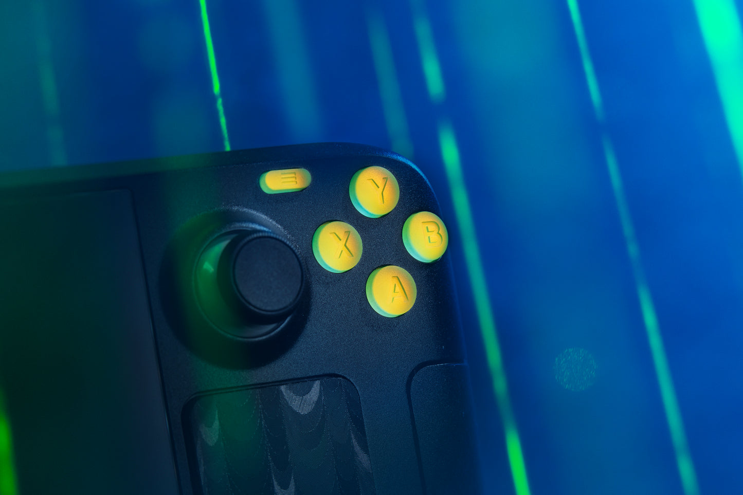 Laser Holographic Steam Deck Button Set