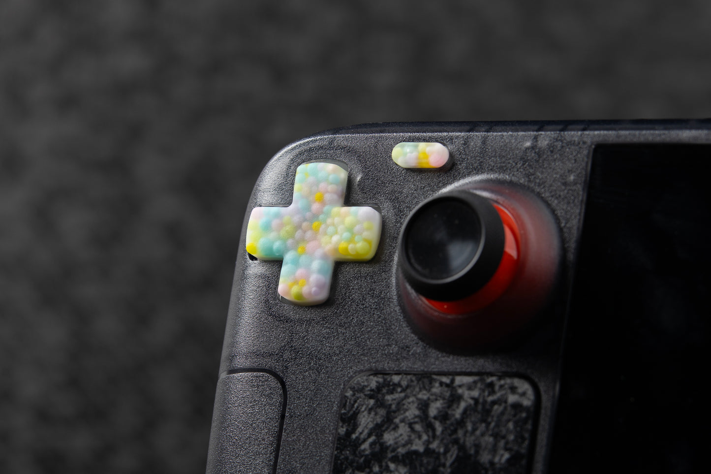 pastel sprinkle dpad in easter colors
