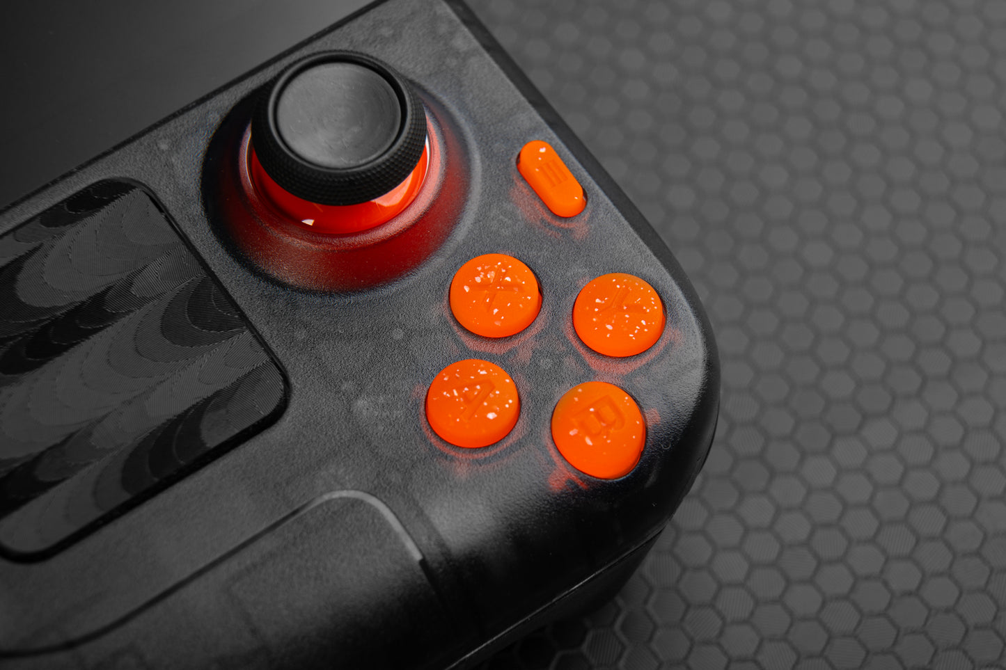 LE Orange Sparkle 2.0 - Steam Deck Button Set