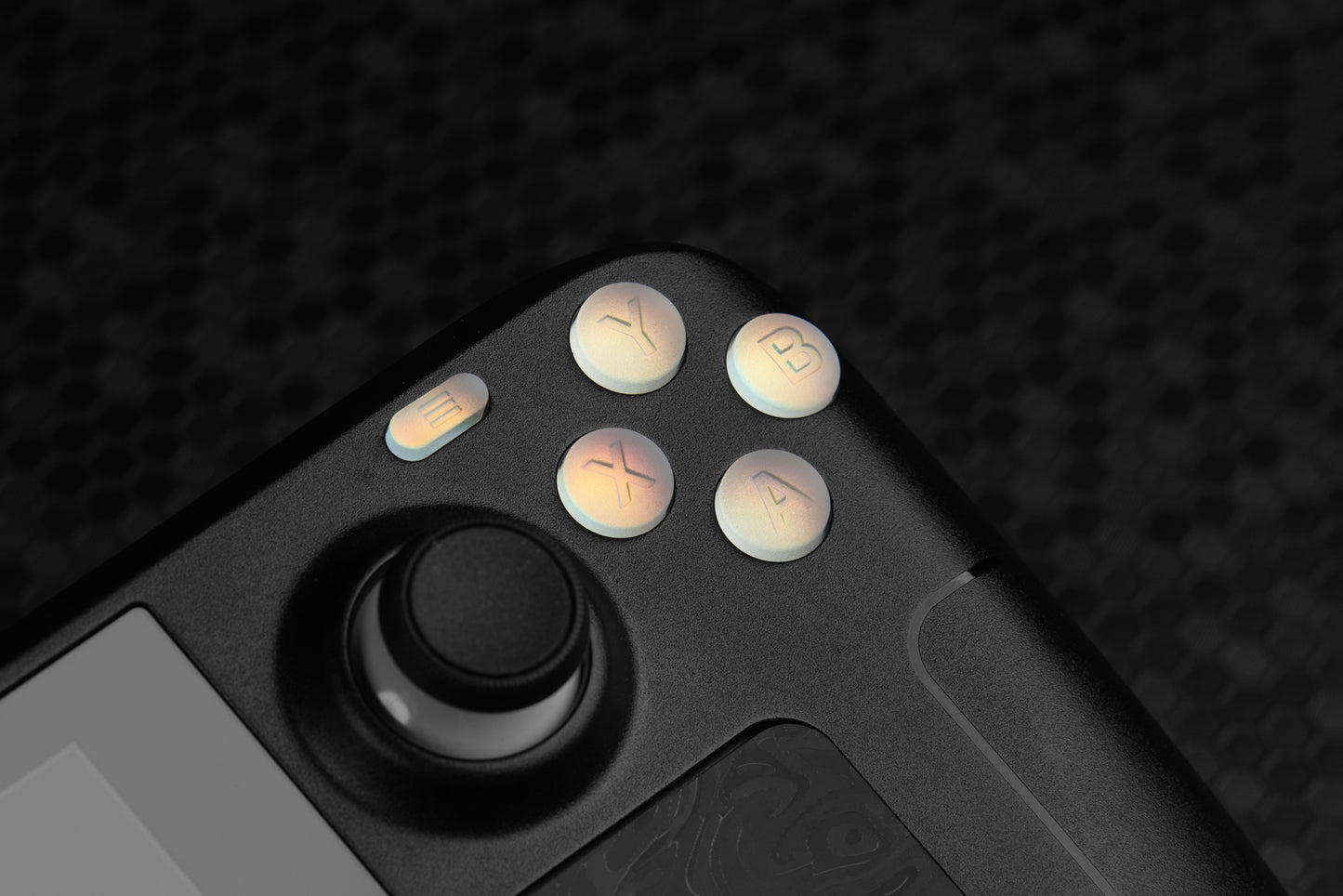 GLOW Holographic Steam Deck Button Set