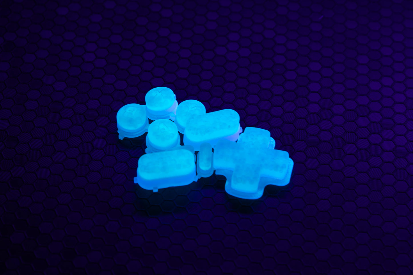 Whale Egg BLUE GLOW - Steam Deck Button Set