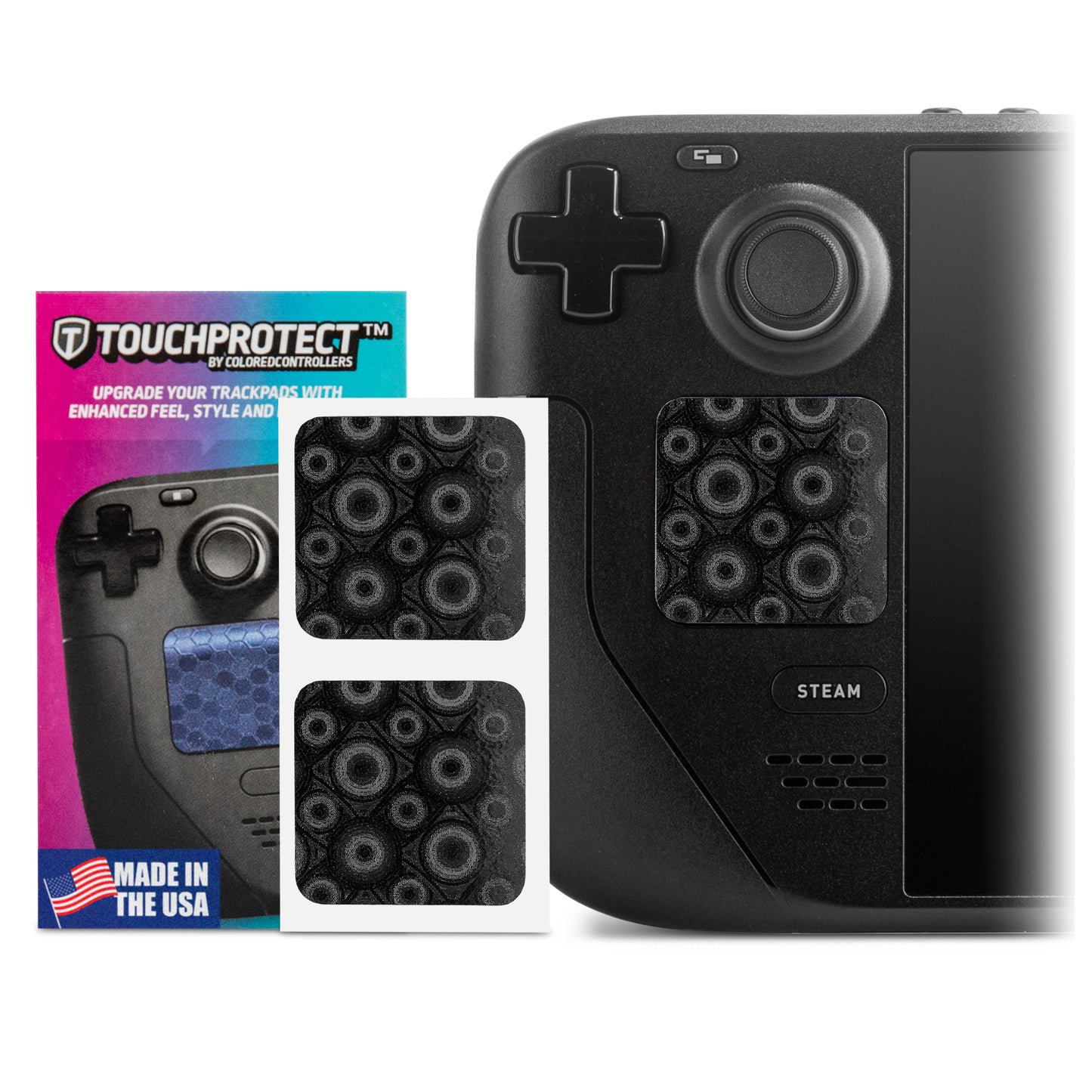 Steam deck touchprotect with circle pattern