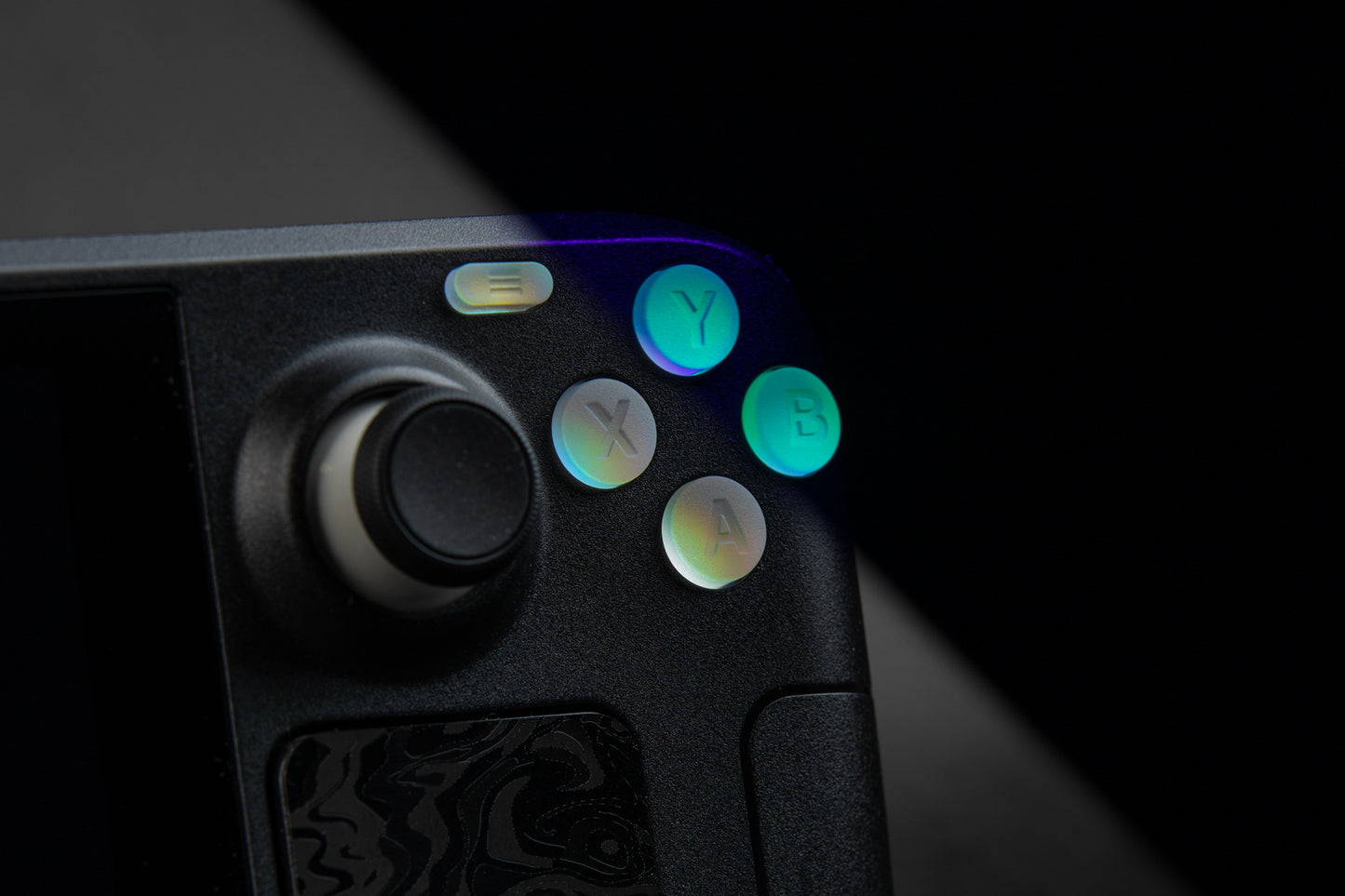 GLOW Holographic Steam Deck Button Set