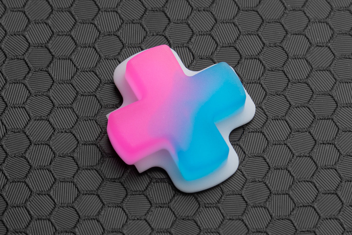 Neon Pink / blue gradient steam deck button set