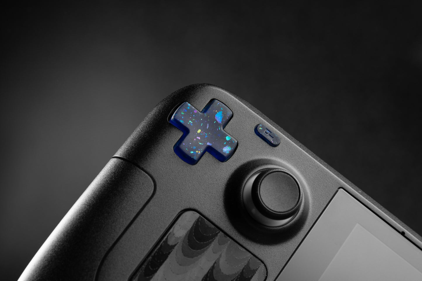 steam deck angled with dpad
