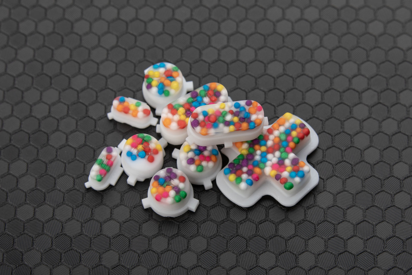 Steam deck button set pile with sprinkles inside