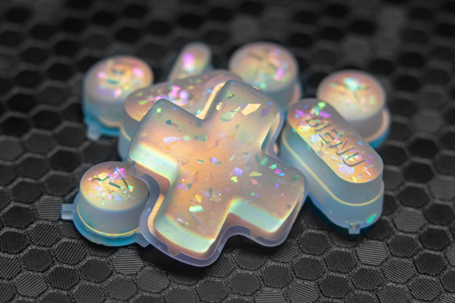 PARTY HOLO - Holographic Steam Deck Button Set