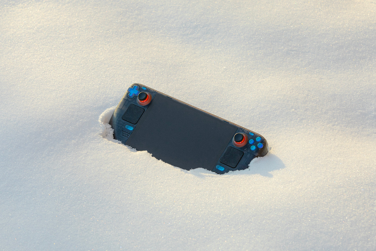 Ocean Blue Holographic Steam Deck Button Set