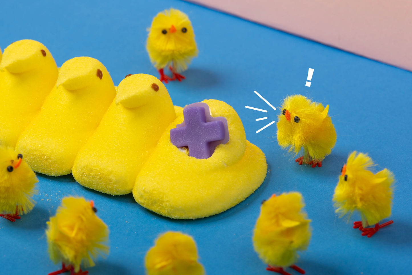 pastel purple steam deck button set with sparkles. Dpad smashed into peep candy's face