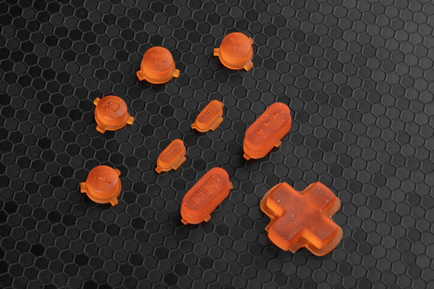 PREORDER OLED LE Orange Sparkle - Steam Deck Button Set