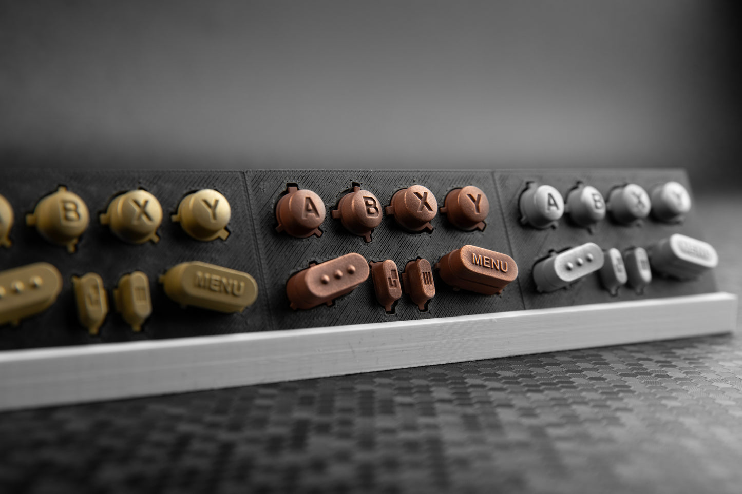 DISCORD EXCLUSIVE - Pre Brushed Brass, Copper, & Aluminum Steam Deck Button Sets