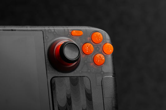 LE Orange Sparkle 2.0 - Steam Deck Button Set