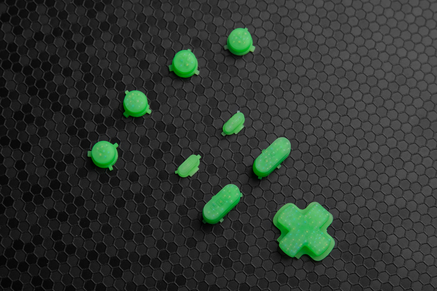 Alien Egg Lime Green GLOW - Steam Deck Button Set
