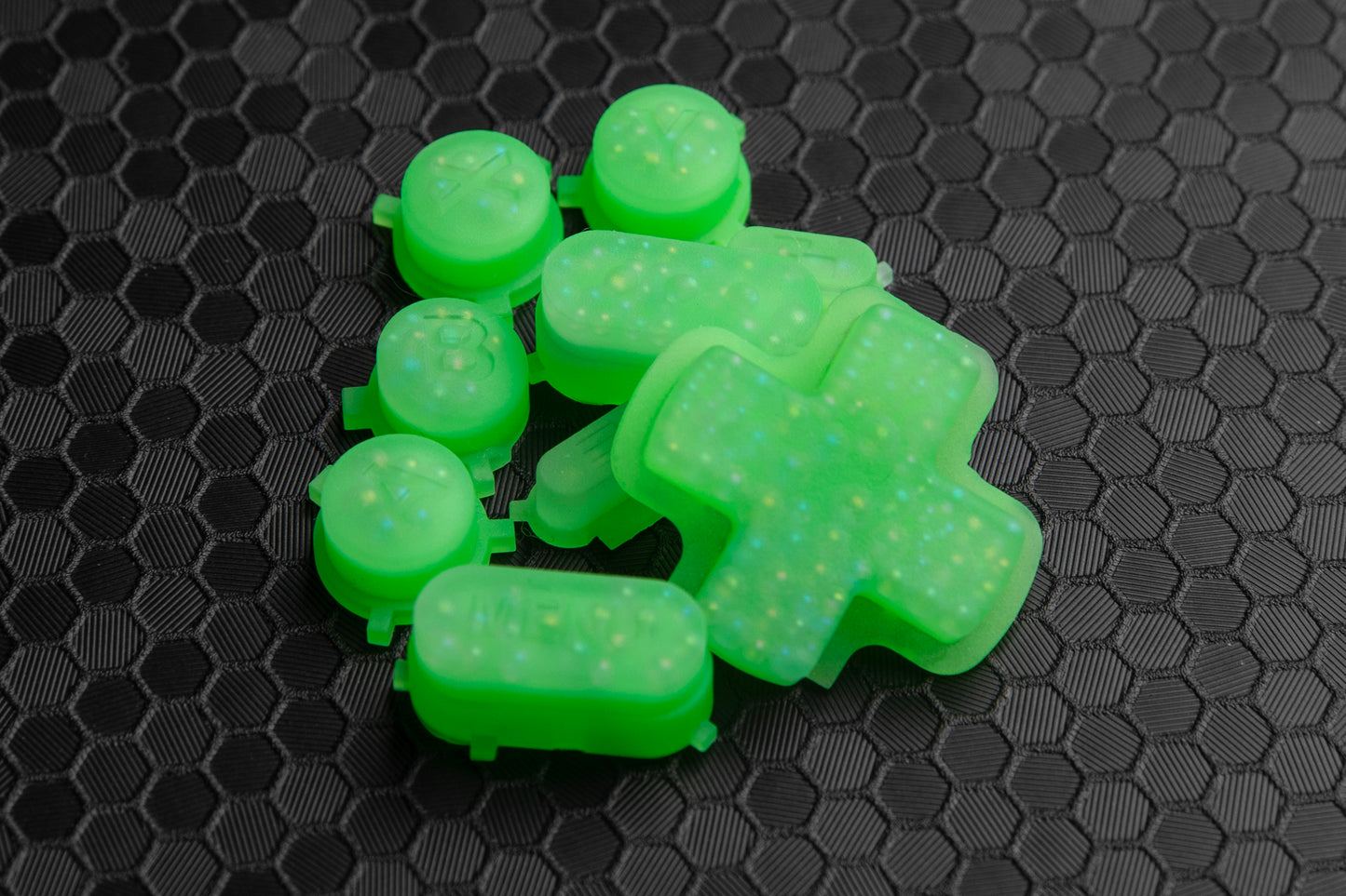 Alien Egg Lime Green GLOW - Steam Deck Button Set