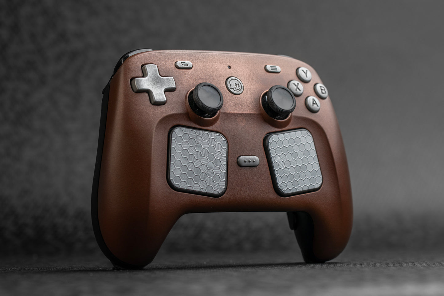 Copper Steam Controller with aluminum buttons Installed