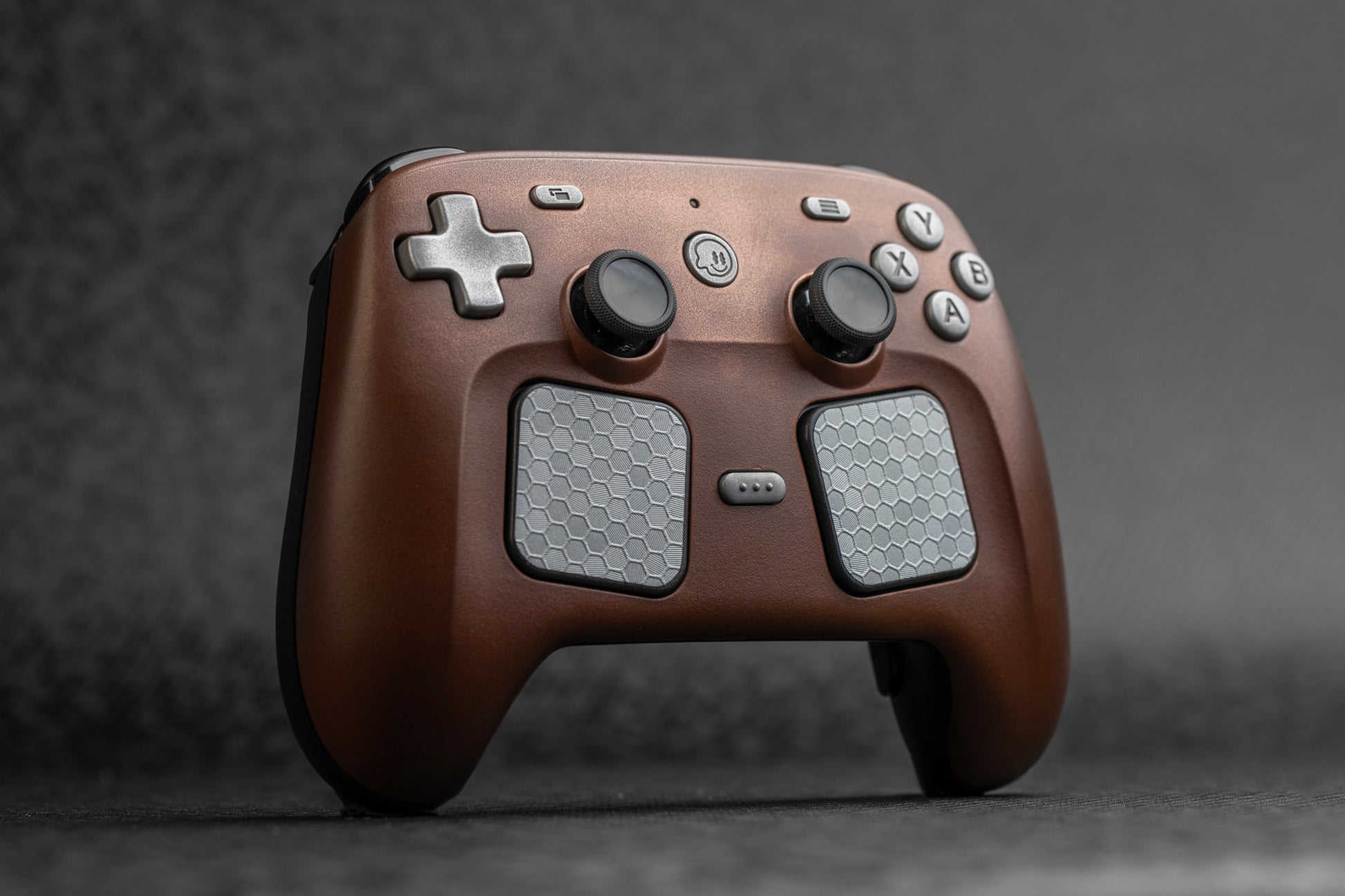 Copper Steam Controller with aluminum buttons Installed