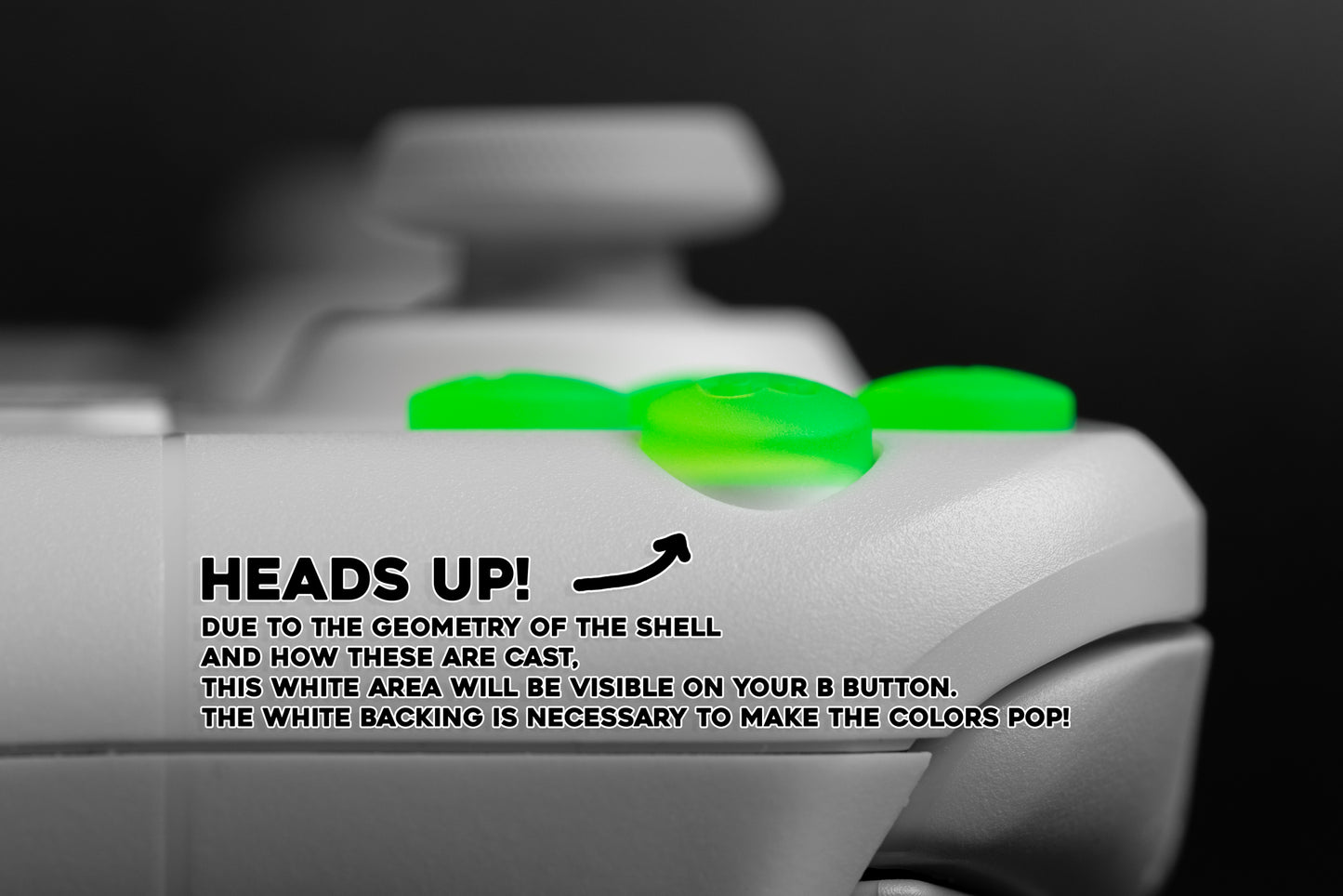 VOLTAGE - Neon Green/Yellow Steam Deck Button Set