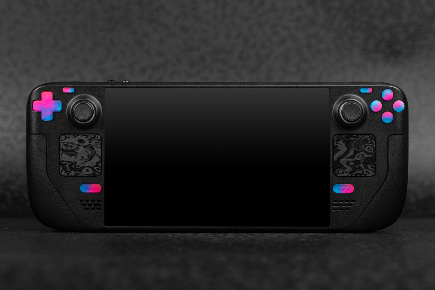 Afterglow - Neon Blue / Pink Steam Deck Button Set
