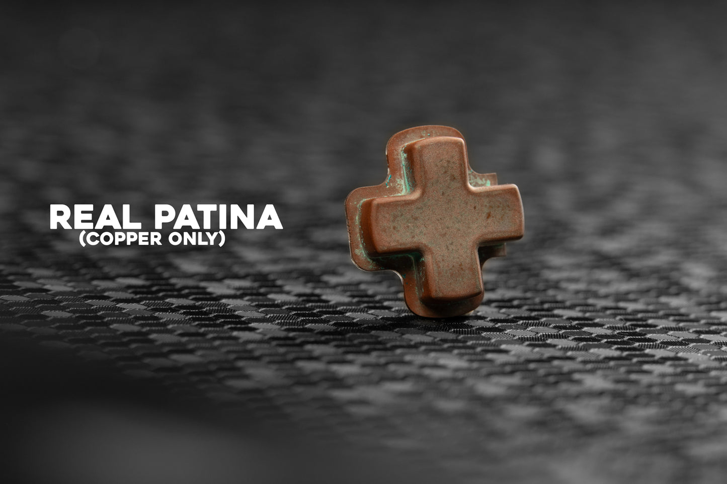 Patina'd Copper steam deck Dpad