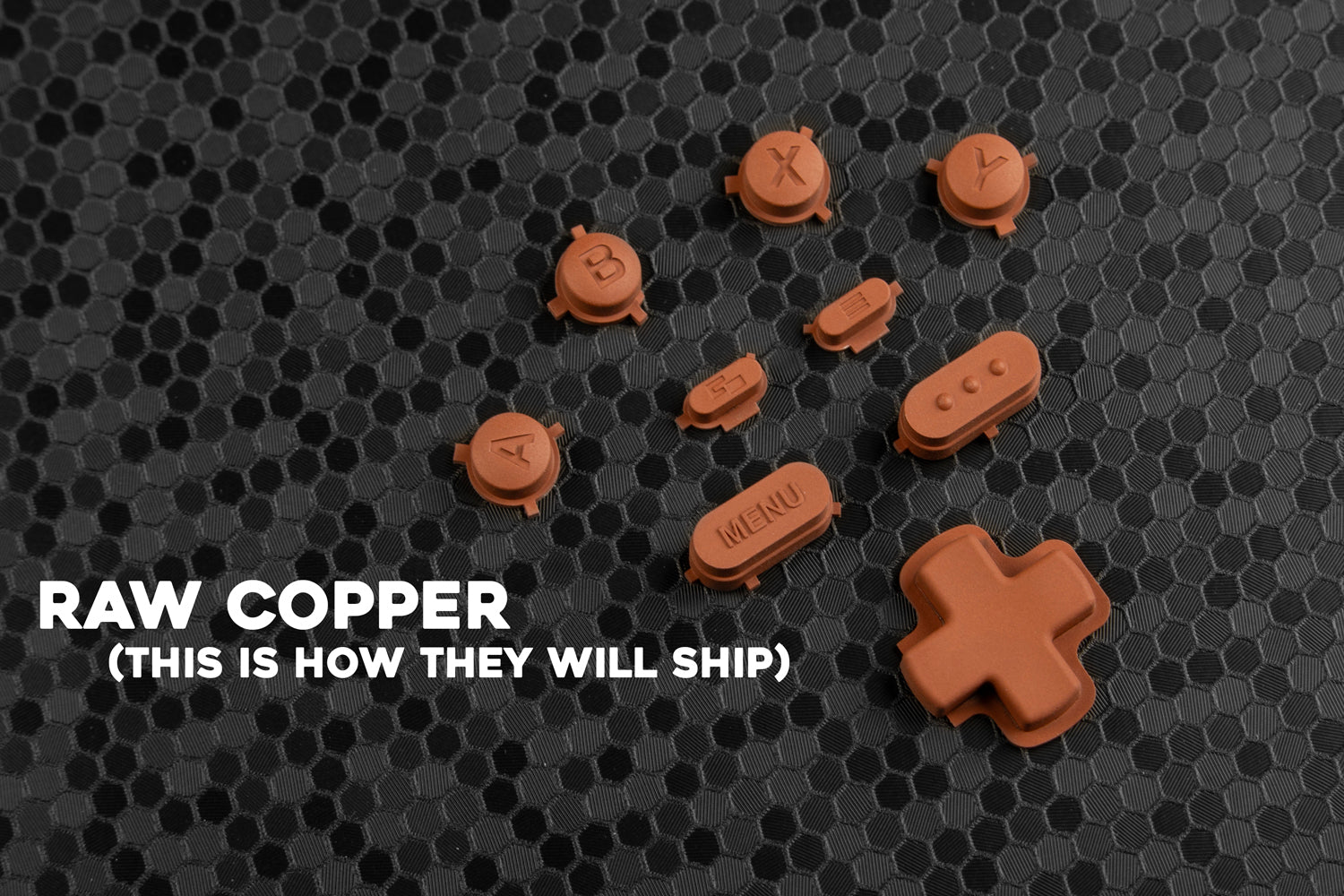 Copper Steam Deck Button Set