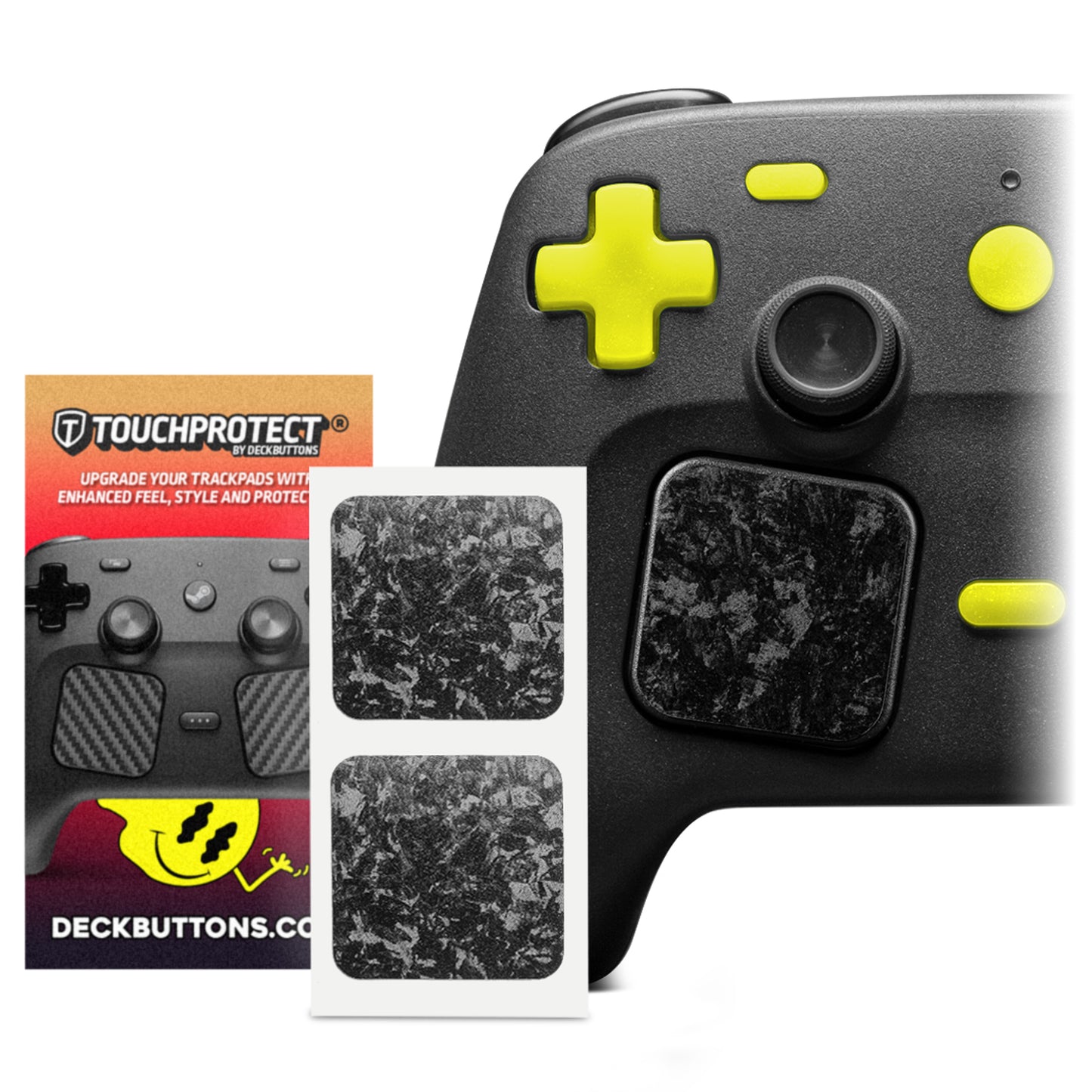 TouchProtect Forged Carbon - For the Steam Controller | V2